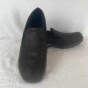 Eastland Sylvia Brown Leather Loafers Slip On Shoes‎ Womens US 11 EU 43.5 Casual